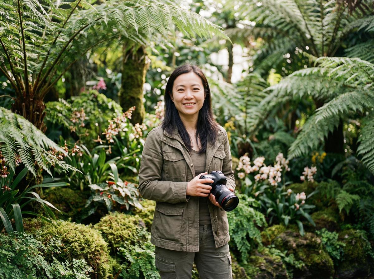 国产视频植物摄影师林晓薇